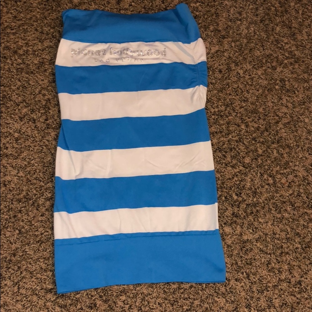 Tight mini dress, strapless